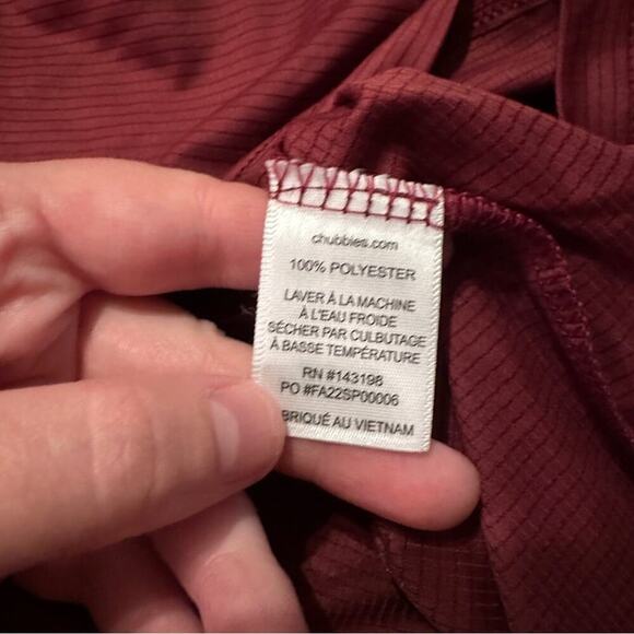 Chubbies The Cardinal Rule SS Sport Tee Short Sleeve T Shirt Sz L NEW - Picture 6 of 8